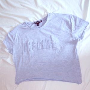 Grey inspire shirt